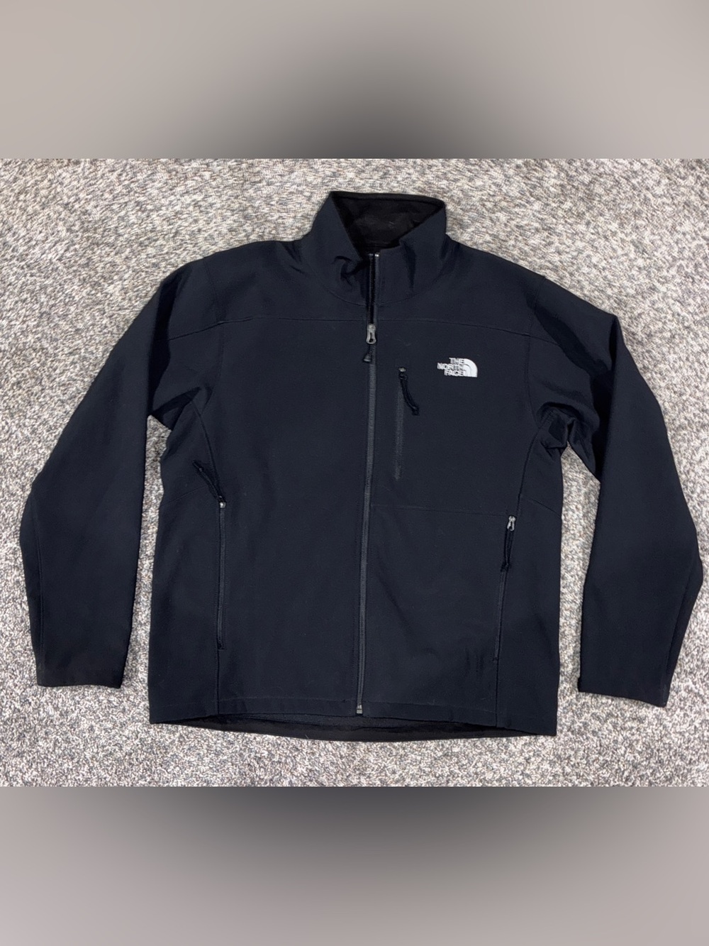 North Face Men’s APEX Softshell jacket, black - size L